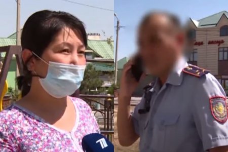 Шымкенттік әйел 8 жасар баласын полицей ұрып-соқты деп кінәлап отыр