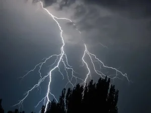 Әкесі мен баласына найзағай түсіп, мерт болды