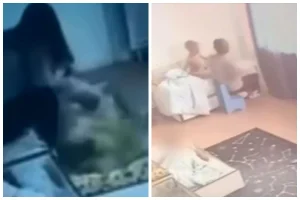 Түзету мекемесіндегі тәрбиешілердің балаларды ұрған сәті видеоға түсіп қалған