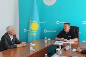 «AMANAT» партиясы мүшесі Мұрат Ергешбаев Қазалы тұрғындарын жеке қабылдаудан өткізді