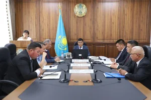 Ауданның өзекті салалары бойынша жұмыс мәселелері талқыланды