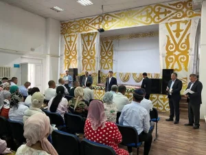 АУДАН ӘКІМІ МАНАП, ТАЛАП, ЖАМАНБАЙ БАТЫР, ҚОСҮЙЕҢКІ, ҚЫРАШ, АҚҮЙІК АУЫЛДЫҚ ОКРУГІ ТҰРҒЫНДАРЫМЕН КЕЗДЕСТІ