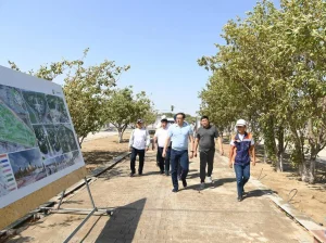 Қала әкімі құрылыс нысандарындағы жұмыс барысымен танысты