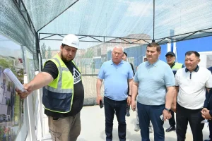 Аймақ басшысы білім нысандарының құрылыс барысымен танысты