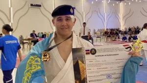 Қызылордалық полицей каратэден әлем чемпионы атанды