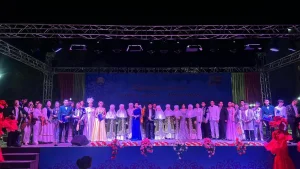 Қазалылық өнерпаздар Қызылорда тұрғындарына тартуы