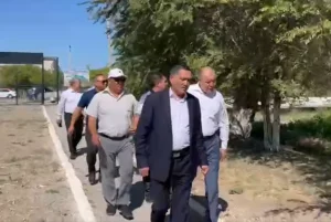Аудан әкімі сырдария агроколледжінің жылу маусымына дайындық барысымен танысты
