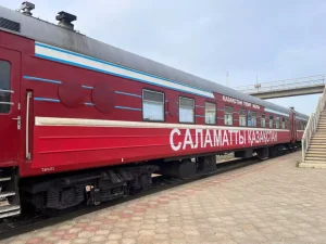 «Саламатты Қазақстан» медициналық пойызы Павлодар облысына жетті