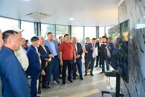 Облыс әкімі Нұрлыбек Нәлібаев Президент саябағындағы нысандардың жұмыстарымен танысты