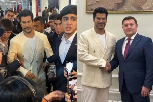 Атақты түрік актері Бурак Өзчивит Қазақстанға келді