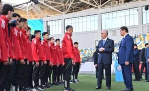 Мемлекет басшысы Қызылорда қаласындағы жаңа орталық стадионға барды