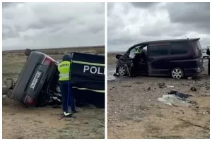 Жантүршігерлік жол апаты: 3 адам қаза тапты