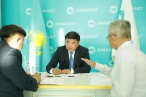 Қала әкімінің жеке қабылдауында – халықтың өзекті мәселелері қаралды