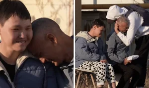 Бетперде киген ер адам науқас қызы бар жалғызбасты әкеге үй сыйлады