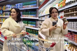 Жазира Байырбекова жаңа жылға дайындығын көрсетемін деп сынға қалды