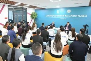Сенат Төрағасы Мәулен Әшімбаев Қызылорда облысының креативті және дарынды жастарымен кездесті