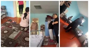 Қыздарға ұлдардың бөлмесі мен дәретхананы тазалатқан