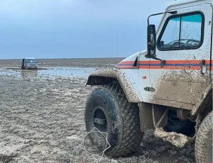 Қызылордада құтқарушылар далада қалған жолаушыларға жедел көмек көрсеткен