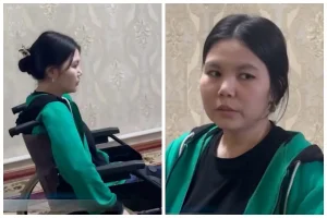Автобустан құлаған әйел мүгедектер арбасына таңылды