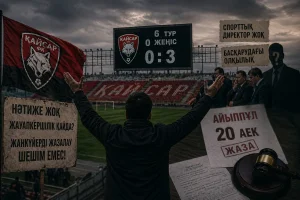 ҚАЙСАР ФК ЖЕҢІЛДІ, ЖАНКҮЙЕР ЖАЗАЛАНДЫ