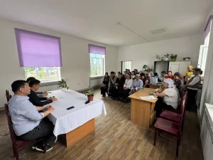 Шиеліде “Жиделі топтық су құбыры” өндірістік бөлімшесінің қызметкерлерімен мазмұнды әрі тағылымды кездесу ұйымдастырылды