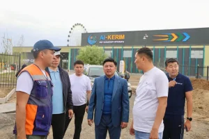 ҚАЛА ӘКІМІ ӘЛЕУМЕТТІК НЫСАНДАРДЫҢ ҚҰРЫЛЫСЫМЕН ТАНЫСТЫ