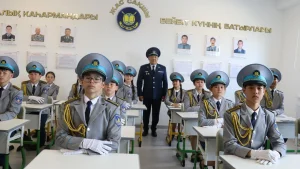 Қызылордада қызмет бабында қаза болған полицейдің құрметіне «Жас сақшы» полиция сыныбы ашылды