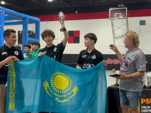 Қазақстандық оқушылар АҚШ-та өткен халықаралық дрон-футбол чемпионатының жеңімпаздары атанды