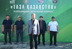 ҚАЗАЛЫДА «ТАЗА ҚАЗАҚСТАН» ЭКОЛОГИЯЛЫҚ АКЦИЯСЫ АЯСЫНДА ТАЗАЛЫҚ ШАРАСЫ ӨТТІ