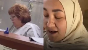 Хиджаб киген әйелді бассейннен қуып шықпақ болған