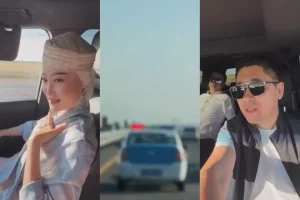Қызылордада әнші түскен видеодан кейін жолаушыларға айыппұл салынды