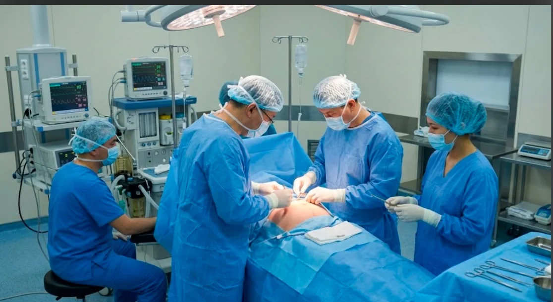 Doctors save pregnant woman's life in 25-minute surgery
