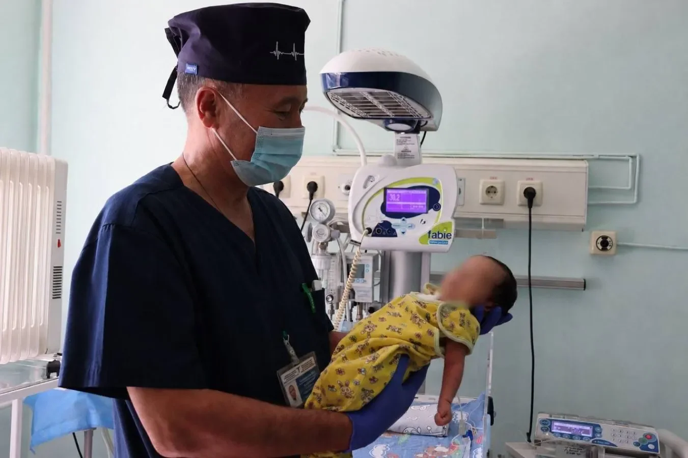 Doctors in Almaty successfully removed a 2-kilogram tumor from a newborn