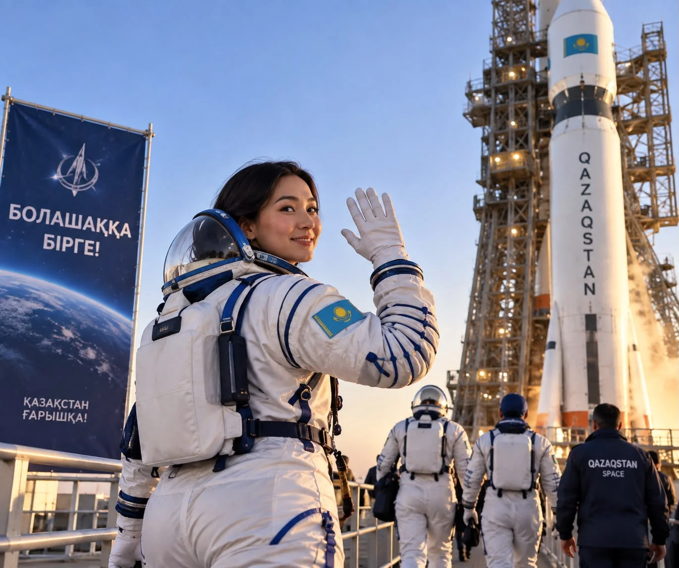 Kazakhstan discusses when women may join space missions