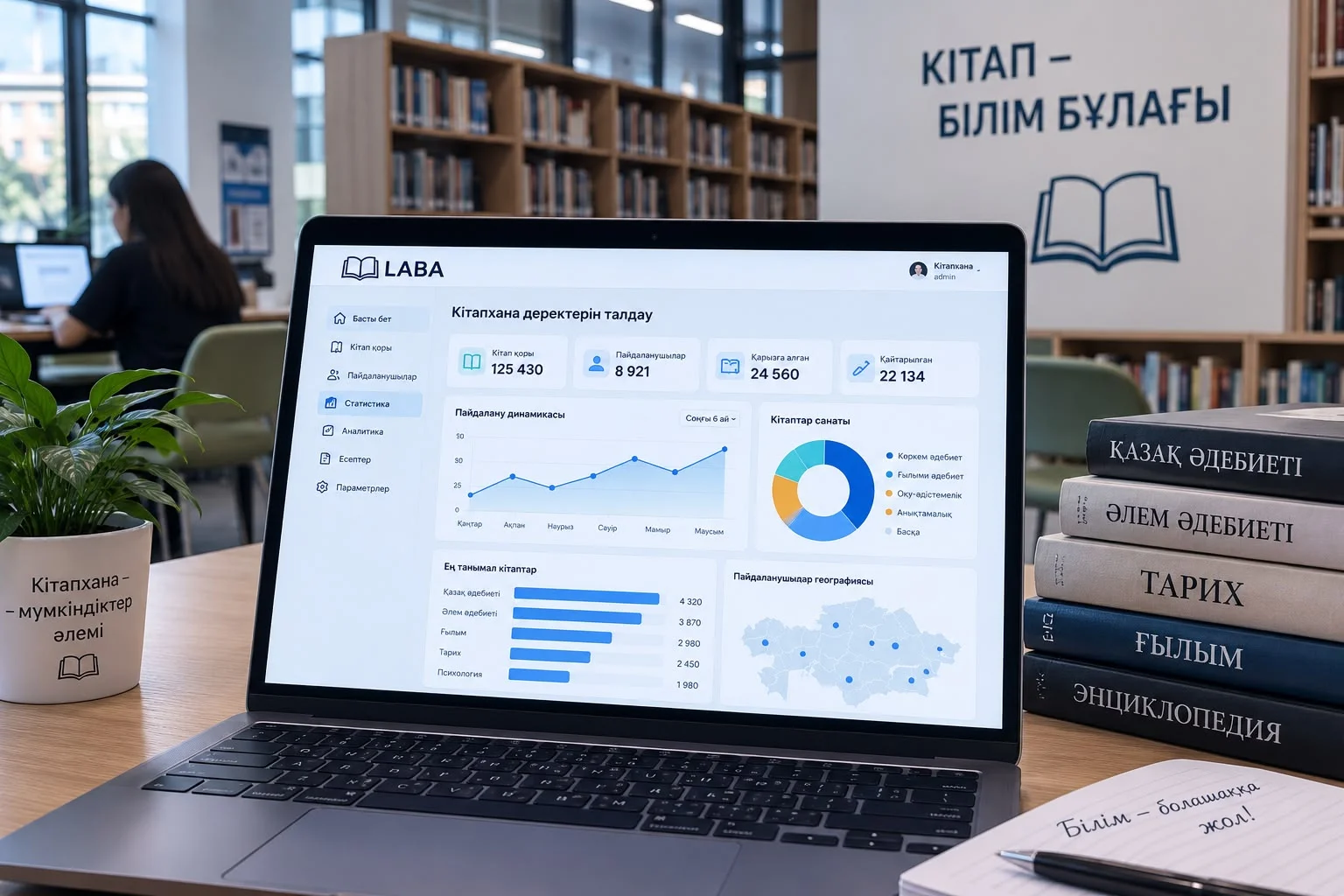 Kazakhstan launches a new library data analytics platform