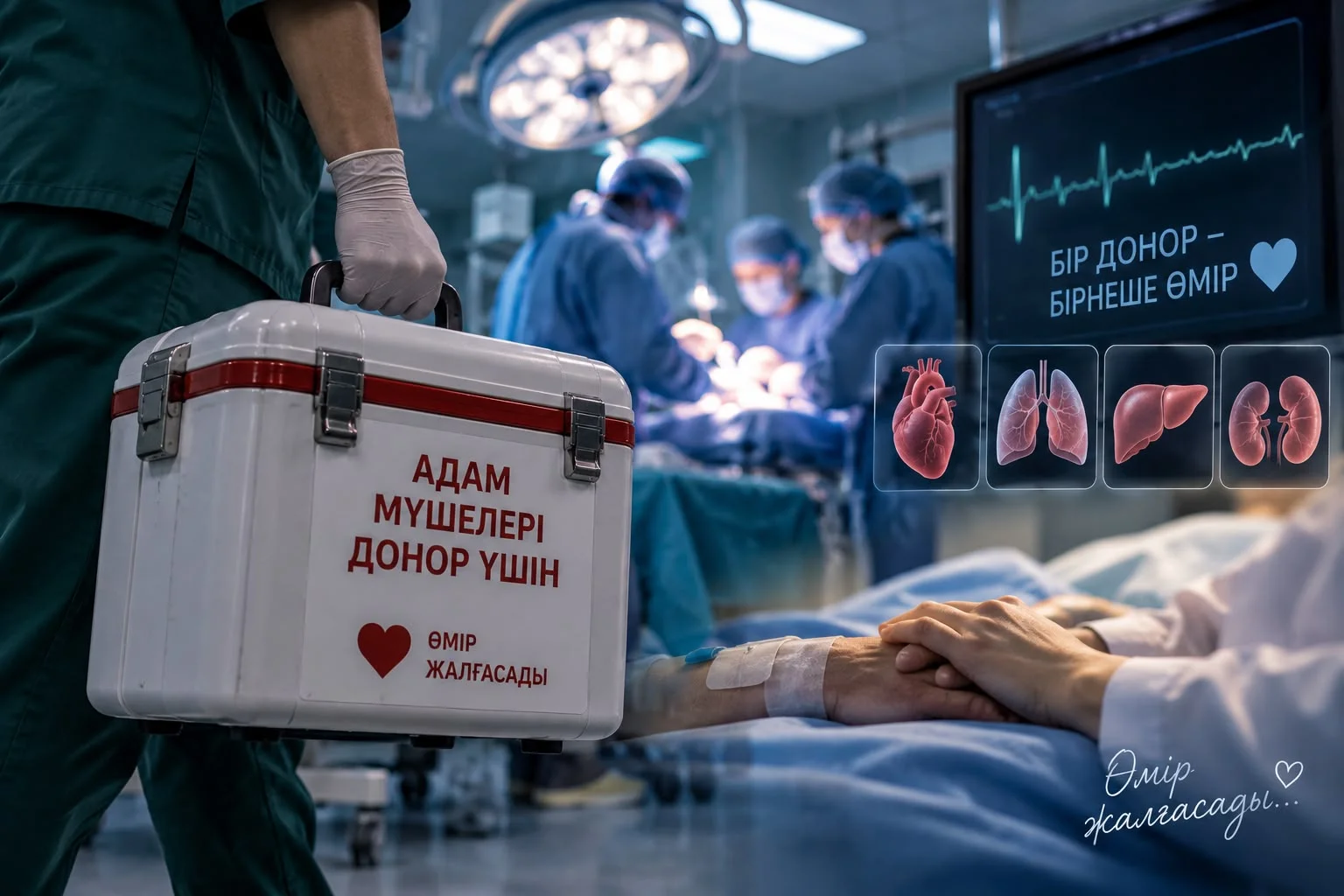 Two organ donors saved several lives in Kazakhstan