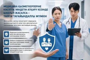 Дәрігерлерге де қорғаныс пайда болады