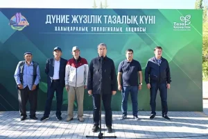 ҚАЗАЛЫДА «ДҮНИЕЖҮЗІЛІК ТАЗАЛЫҚ КҮНІ» АЯСЫНДА СЕРПІНДІ СЕНБІЛІК ӨТТІ
