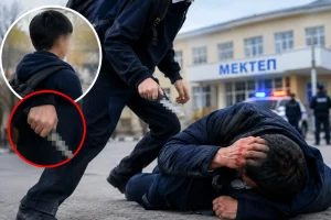 Шиеліде мектеп оқушысы ер адамға пышақпен шабуыл жасаған