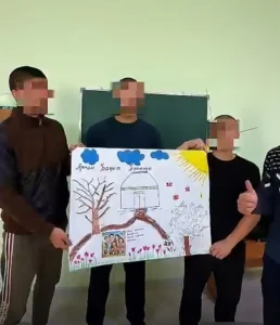 Қызылордада жазасын өтеушілер арасында үздік психологиялық қабырға газеті байқауы өтті