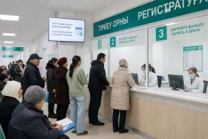Емханадағы ұзын-сонар кезек азаяды, дәрігерге жазылу тәртібі өзгерді