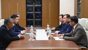 АЙМАҚ БАСШЫСЫ «ҚАЗАҚ ГАЗЕТТЕРІ» ЖШС БАС ДИРЕКТОРЫН ҚАБЫЛДАДЫ